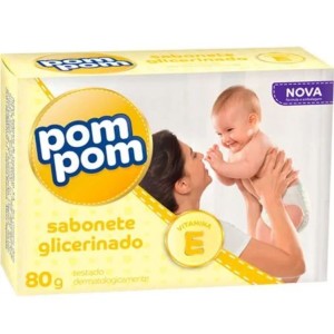 Sabonete Em Barra Pom Pom Glicerinado 70g