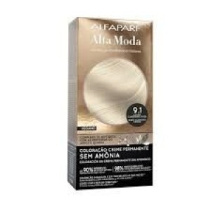 Tinta Alta Moda sem Amônia - 9.1 Louro Claríssimo Cinza