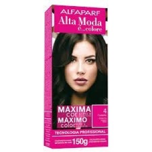 Tinta Alta Moda Com Amônia - 4 Castanho Médio

