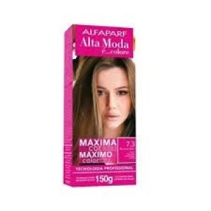 Tinta Alta Moda Com Amônia - 7.3 Louro Dourado