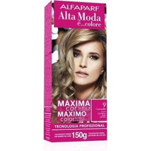 Tinta Alta Moda Com Amônia - 9 Louro Claríssimo
