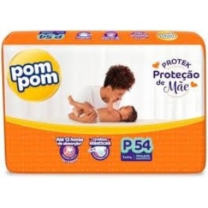 Fralda Pompom Hiper Derma P Com 54