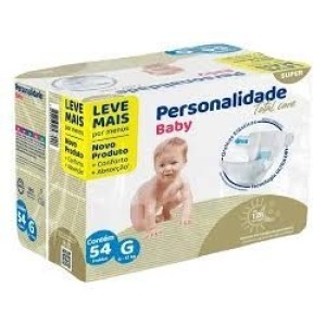 Fralda Personalidade Total Care G Com 54