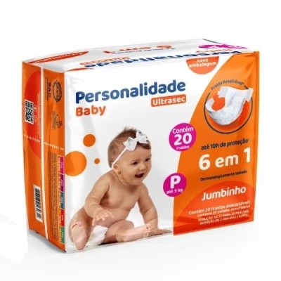 Fralda Personalidade Jumbinho P Com 22