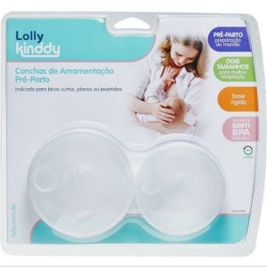 Concha de Amamentação Base Rígida Lolly Baby
